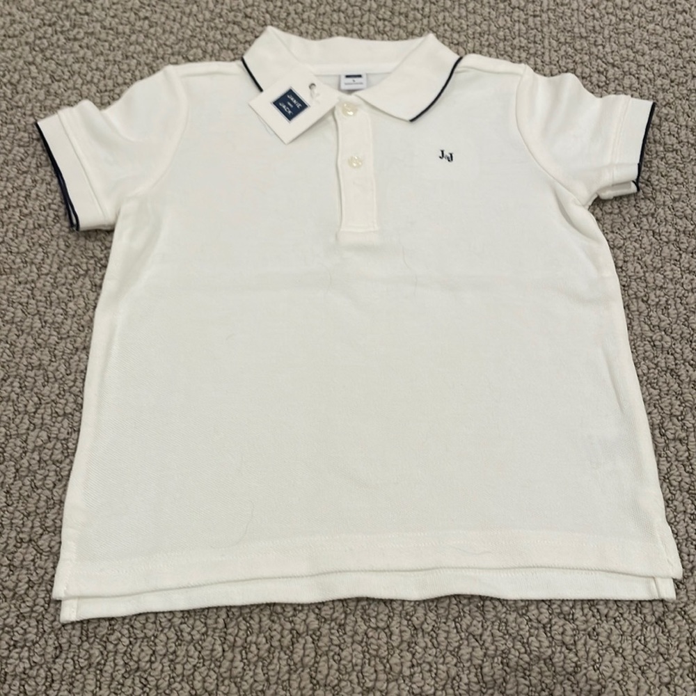 NWT white polo Janie and Jack